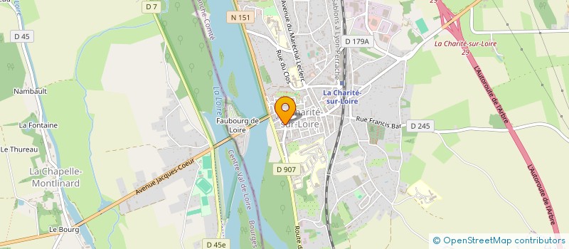 localisation de l'entreprise MADAME JACQUELINE HOCQ à LA CHARITE-SUR-LOIRE