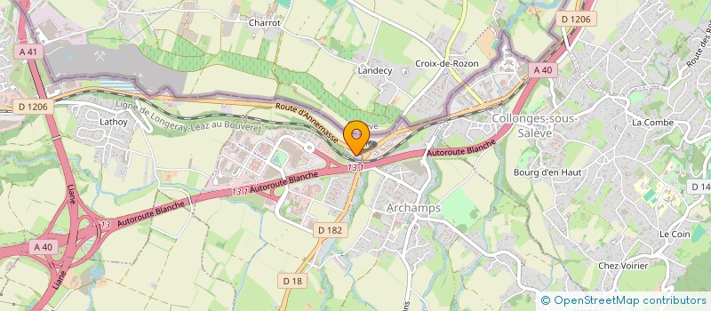 localisation de l'entreprise MADAME JACQUELINE HOHBACH  SAINT-JULIEN-EN-GENEVOIS