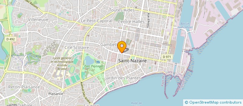 localisation de l'entreprise MADAME JACQUELINE HONORE  SAINT-NAZAIRE