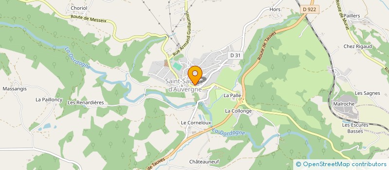 localisation de l'entreprise MADAME JACQUELINE IRONDELLE à SAINT-SAUVES-D AUVERGNE