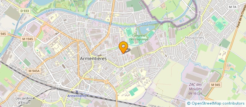 localisation de l'entreprise MADAME JACQUELINE ISAB MIMILLE  ARMENTIERES