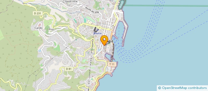 localisation de l'entreprise MADAME JACQUELINE ISETTI à BASTIA
