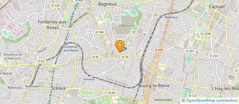 localisation de l'entreprise MADAME JACQUELINE JAMGORTZIAN à BAGNEUX