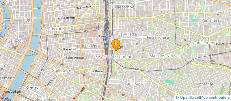 localisation de l'entreprise MADAME JACQUELINE JARRIGE  LYON