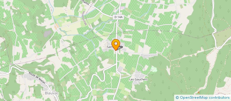 localisation de l'entreprise MADAME JACQUELINE JEAN  BLAUVAC