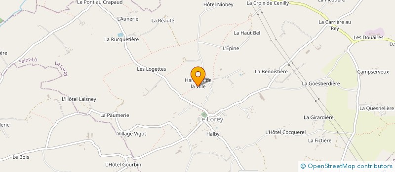 localisation de l'entreprise MADAME JACQUELINE JEAN à LE LOREY
