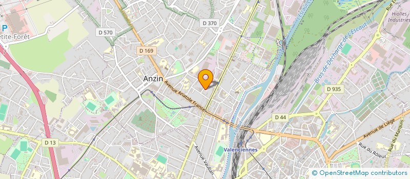 localisation de l'entreprise MADAME JACQUELINE JOUANNEAU  ANZIN