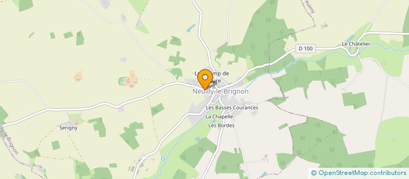 localisation de l'entreprise MADAME JACQUELINE JOUBERT  NEUILLY-LE-BRIGNON