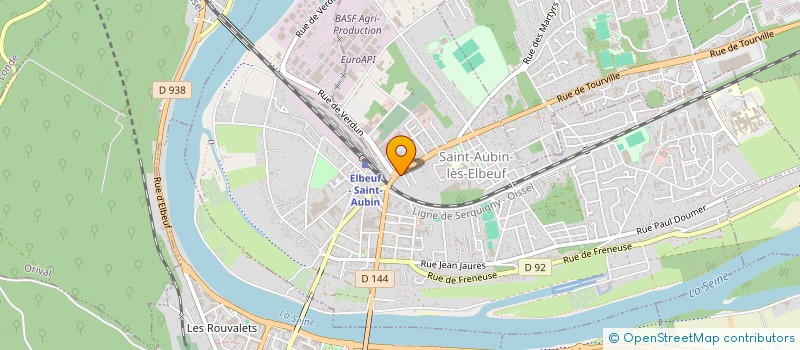 localisation de l'entreprise MADAME JACQUELINE JOURDE  SAINT-AUBIN-LES-ELBEUF