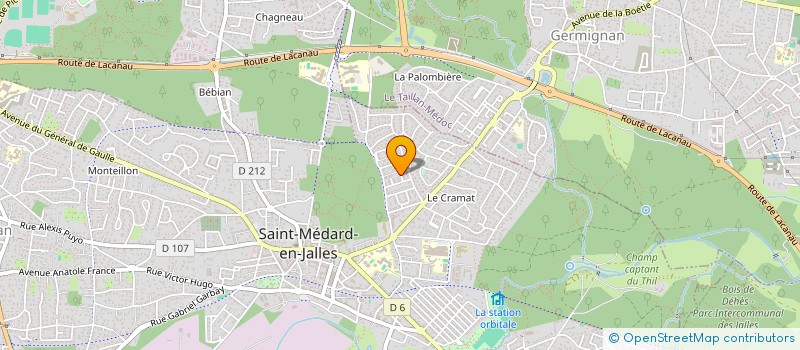 localisation de l'entreprise MADAME JACQUELINE JUANICO à SAINT-MEDARD-EN-JALLES