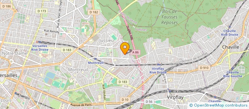 localisation de l'entreprise MADAME JACQUELINE JUBAULT à VERSAILLES