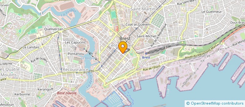 localisation de l'entreprise MADAME JACQUELINE JULIEN  BREST