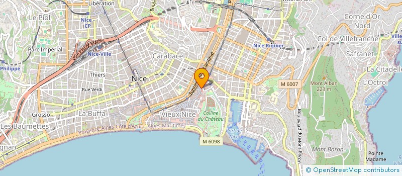 localisation de l'entreprise MADAME JACQUELINE KASSAKIAN à NICE