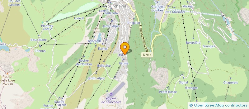 localisation de l'entreprise MADAME JACQUELINE KOO à COURCHEVEL