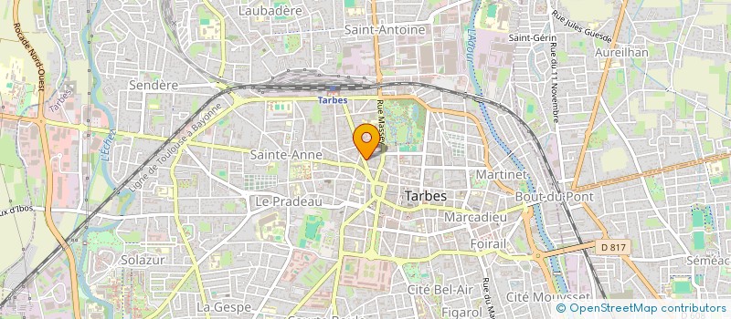 localisation de l'entreprise MADAME JACQUELINE KRAUSCH  TARBES