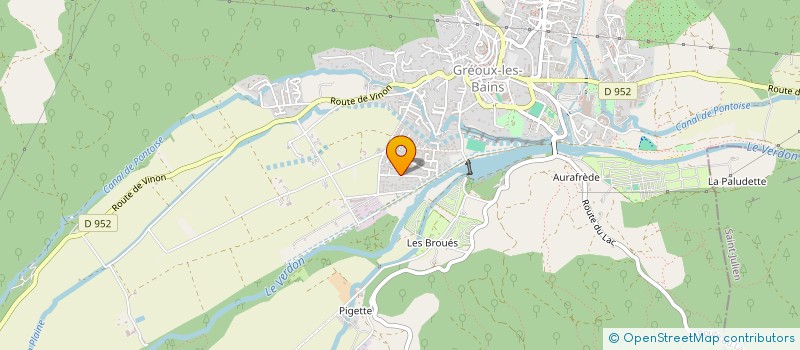 localisation de l'entreprise MADAME JACQUELINE KREMER à GREOUX-LES-BAINS