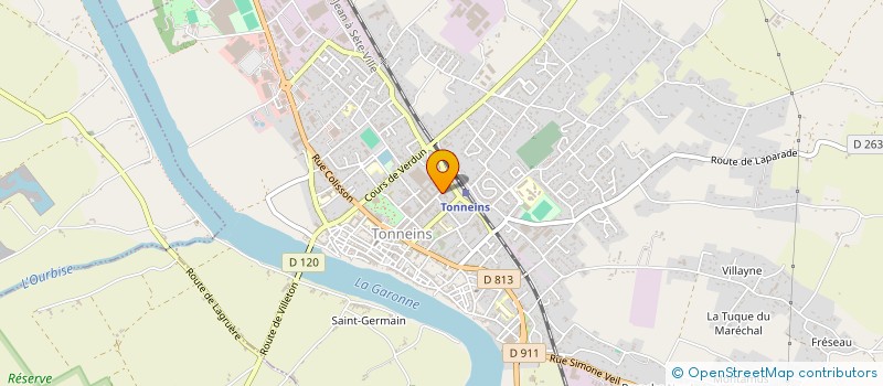 localisation de l'entreprise MADAME JACQUELINE KULDA  TONNEINS