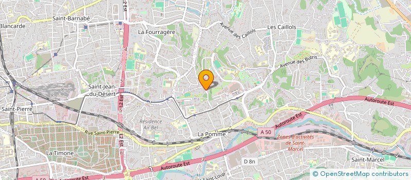 localisation de l'entreprise MADAME JACQUELINE KURKDJIAN  MARSEILLE