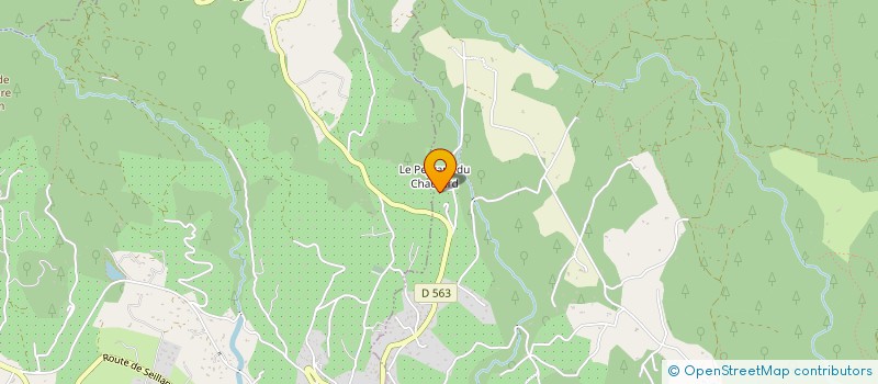 localisation de l'entreprise MADAME JACQUELINE LABROSSE  TOURRETTES