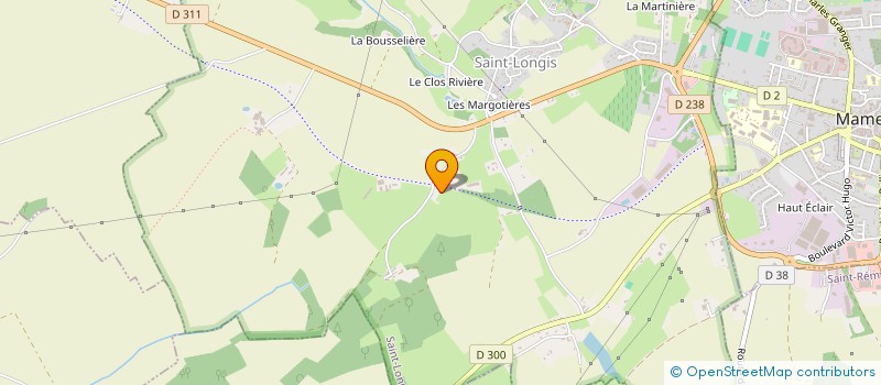 localisation de l'entreprise MADAME JACQUELINE LABROT  SAINT-LONGIS