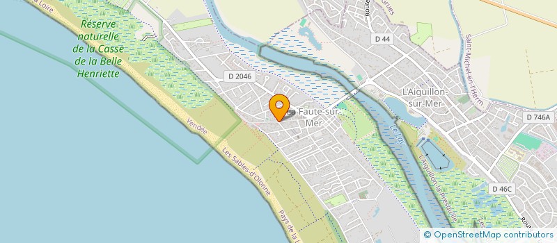 localisation de l'entreprise MADAME JACQUELINE LAFONT  L'AIGUILLON-LA-PRESQU'ILE