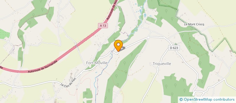 localisation de l'entreprise MADAME JACQUELINE LAISNE  TRIQUEVILLE