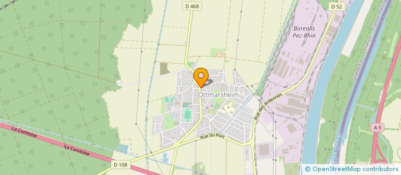 localisation de l'entreprise MADAME JACQUELINE LANG  OTTMARSHEIM
