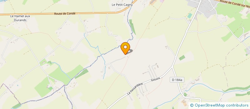 localisation de l'entreprise MADAME JACQUELINE LAPLANCHE  CONDE-EN-NORMANDIE