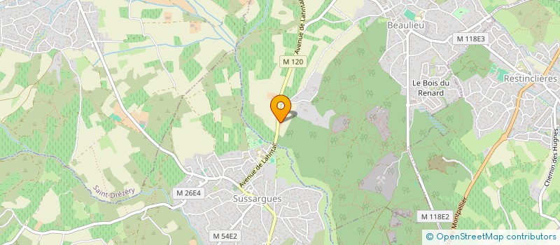 localisation de l'entreprise MADAME JACQUELINE LARNAUDIE  BEAULIEU