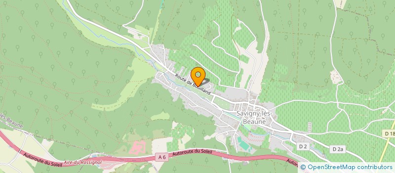 localisation de l'entreprise MADAME JACQUELINE LARONZE  SAVIGNY-LES-BEAUNE