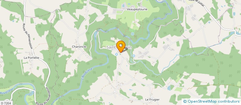 localisation de l'entreprise MADAME JACQUELINE LASCAUD  LANOUAILLE