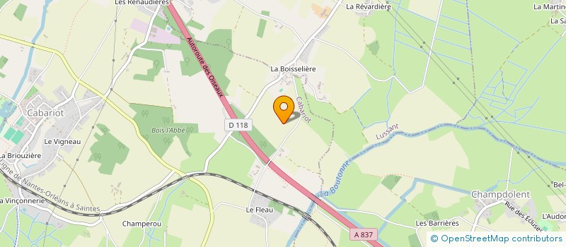 localisation de l'entreprise MADAME JACQUELINE LATOUR  CABARIOT