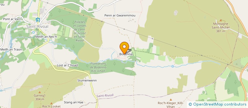 localisation de l'entreprise MADAME JACQUELINE LAURANS  SAINT-RIVOAL