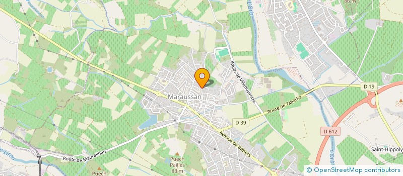 localisation de l'entreprise MADAME JACQUELINE LAUTARD  MARAUSSAN