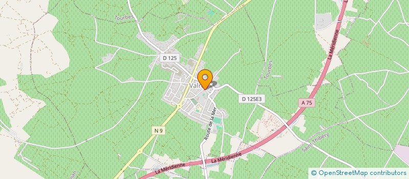 localisation de l'entreprise MADAME JACQUELINE LAUTREC  VALROS