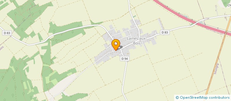 localisation de l'entreprise MADAME JACQUELINE LAVAUD à LAINES-AUX-BOIS
