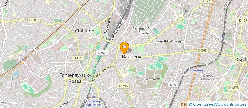 localisation de l'entreprise MADAME JACQUELINE LE BORGNE à BAGNEUX