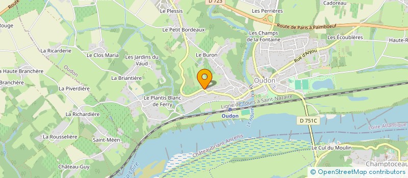 localisation de l'entreprise MADAME JACQUELINE LE BRIGAND  OUDON