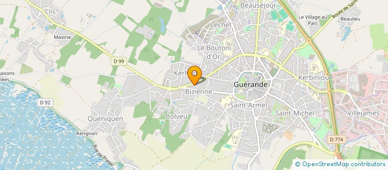 localisation de l'entreprise MADAME JACQUELINE LE CUNFF à GUERANDE