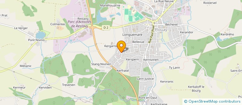 localisation de l'entreprise MADAME JACQUELINE LE GALLOUDEC à PLOUAY