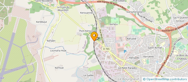 localisation de l'entreprise MADAME JACQUELINE LE GUIDEC  LORIENT