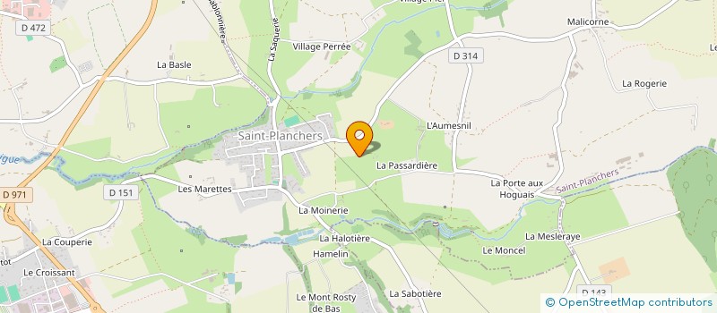 localisation de l'entreprise MADAME JACQUELINE LE GUILLOUX à SAINT-PLANCHERS
