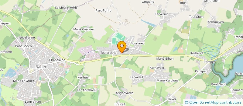 localisation de l'entreprise MADAME JACQUELINE LE HEMONET  BADEN