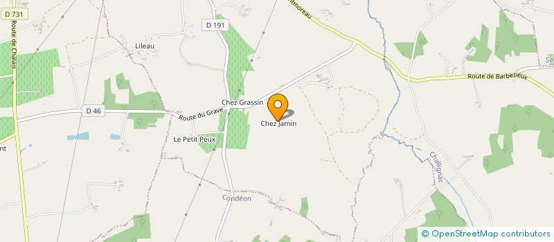 localisation de l'entreprise MADAME JACQUELINE LE NEILLON à SALLES-DE-BARBEZIEUX