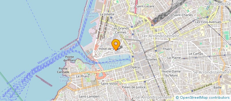 localisation de l'entreprise MADAME JACQUELINE LE RYCKE  MARSEILLE