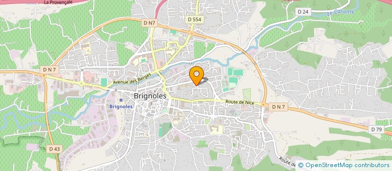 localisation de l'entreprise MADAME JACQUELINE LEBOUC à BRIGNOLES
