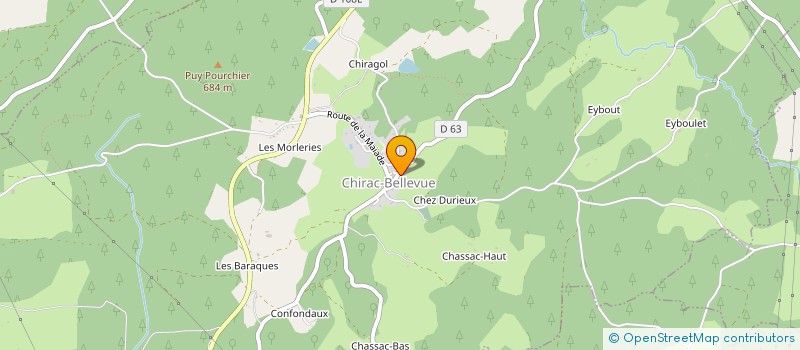 localisation de l'entreprise MADAME JACQUELINE LECHAT  NEUVIC