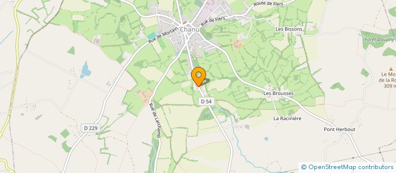 localisation de l'entreprise MADAME JACQUELINE LECHATELIER à CHANU