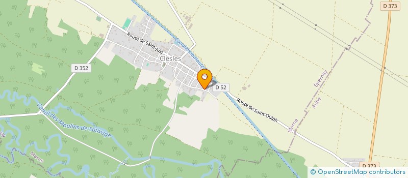 localisation de l'entreprise MADAME JACQUELINE LECLERC  MARSANGIS