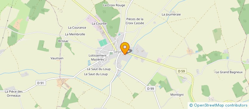 localisation de l'entreprise MADAME JACQUELINE LECLERC  PUSSIGNY